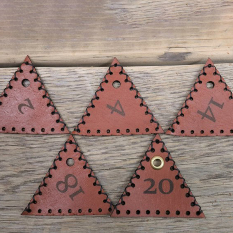 Leatherwork Ideas - Drawstring Dice Bags for Daily Working