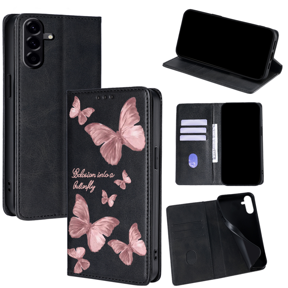 Pink butterfly Pattern Leather - Leatherwork Drawing review and price
