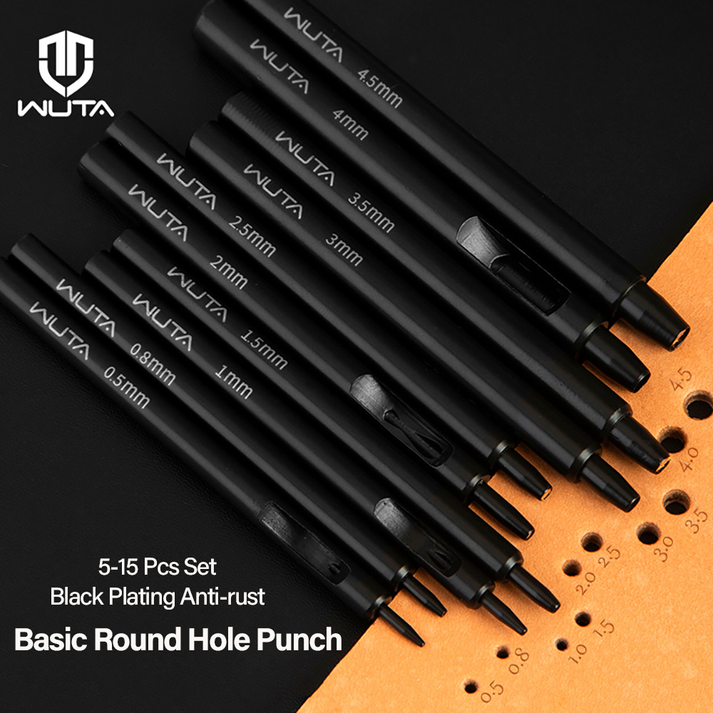 WUTA 5-15Pcs Basic Black Anti- - Rivet Setter Tool review and price