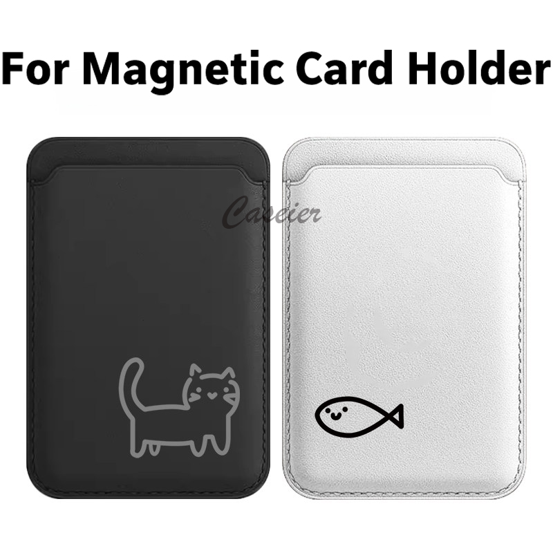 Line Cat Fish Pattern Magnetic - Leatherwork Drawing review and price