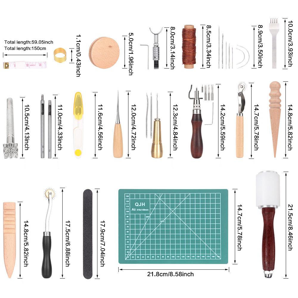 Leather Working Kit Craft Tool - Leatherwork Punching Tool review and price