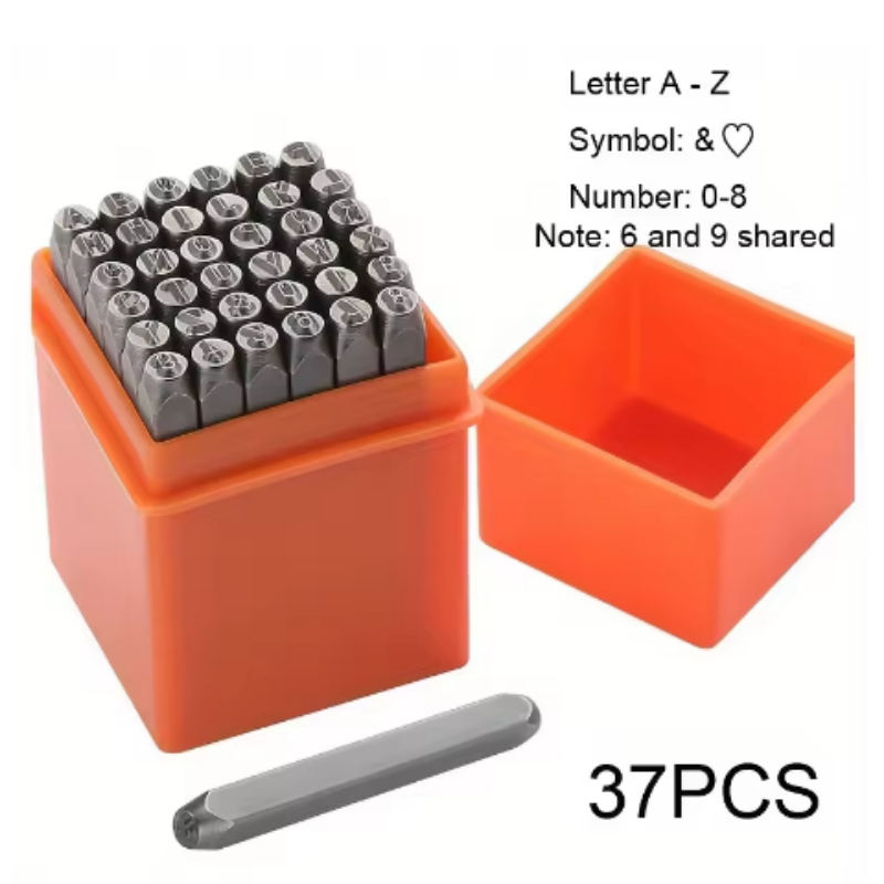 37Pcs 3mm Number & Letter Stam - Leatherwork Art review and price