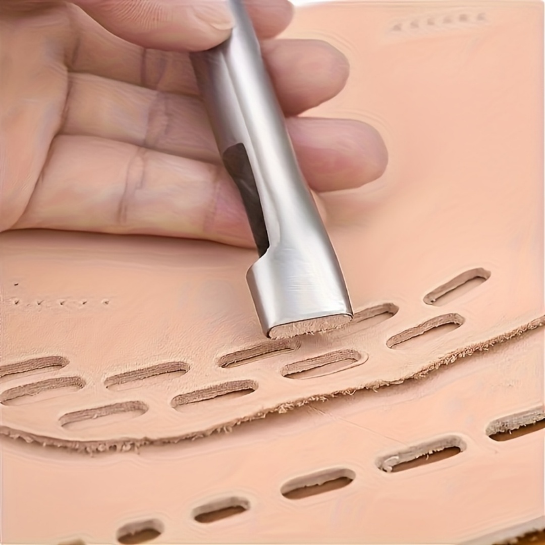 5pcs Leather Oblong Belt Hole  - Leatherwork Punching Tool review and price