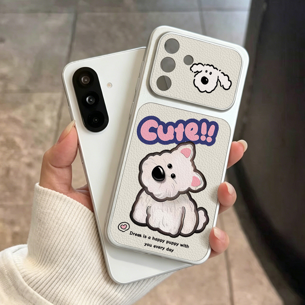 Cute Cartoon Dog Lanyard Phone - Leatherwork Drawing review and price