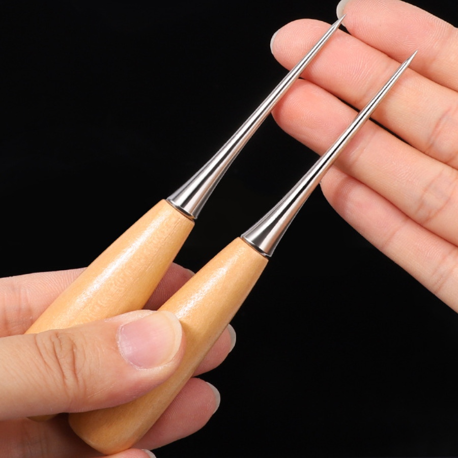 2pcs Leather Hand Stitching Aw - Leatherwork Punching Tool review and price