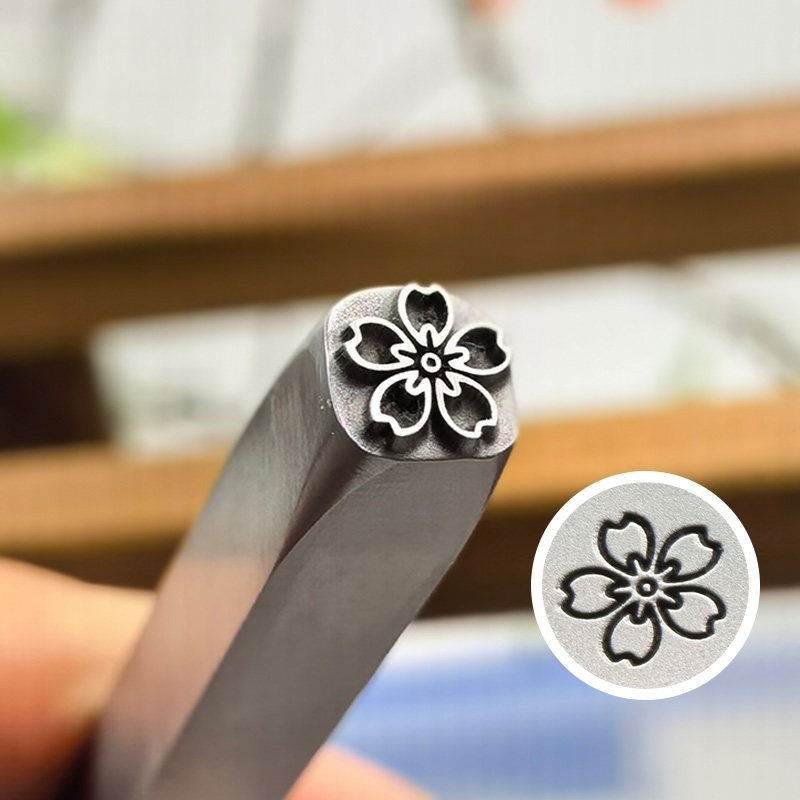 5/7mm Flower Pattern Metal Sta - Leatherwork Punching Tool review and price