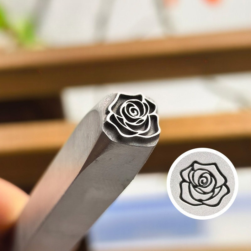 5/7mm Flower Pattern Metal Sta - Leatherwork Punching Tool review and price