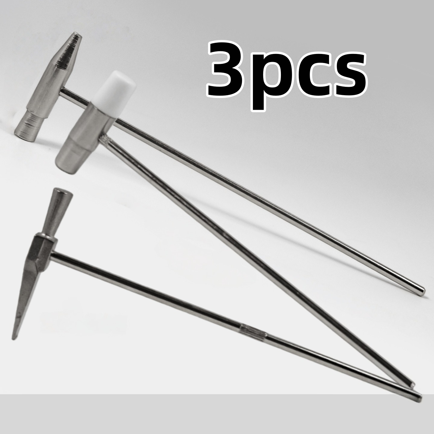 3pcs Heavy-Duty Stainless Stee - Leatherwork Mallet review and price