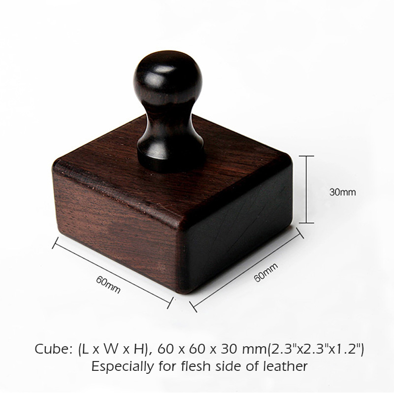 WUTA High Density Ebony Black  - Leatherwork Mallet review and price