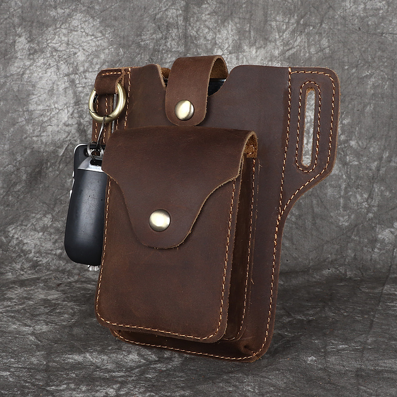 New model Men's leather wallet - Leatherwork Bag review and price