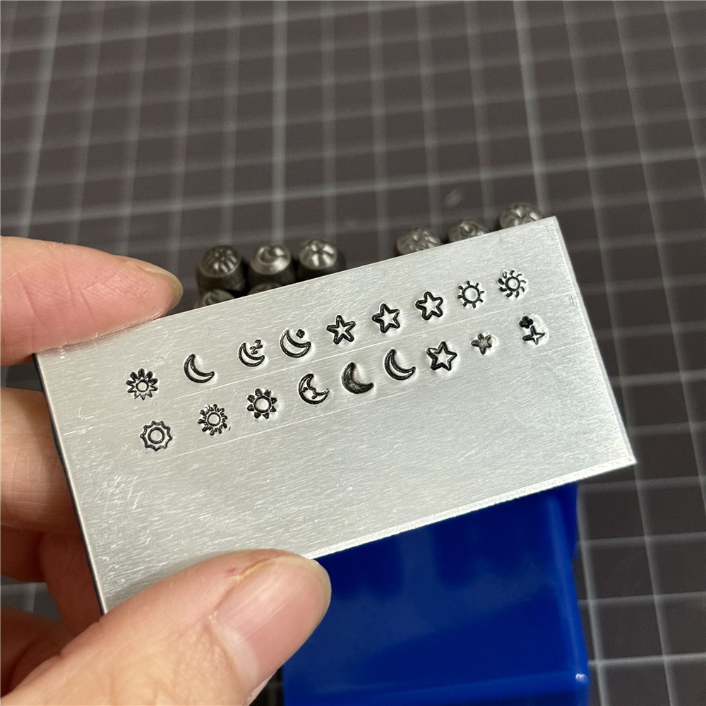 9pcs/set Moon Star Sun Design  - Leatherwork Punching Tool review and price